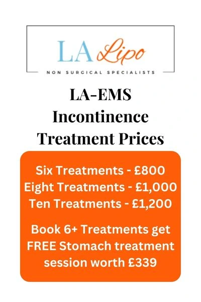 LA-EMS Incontinence Treatment Prices Bournemouth