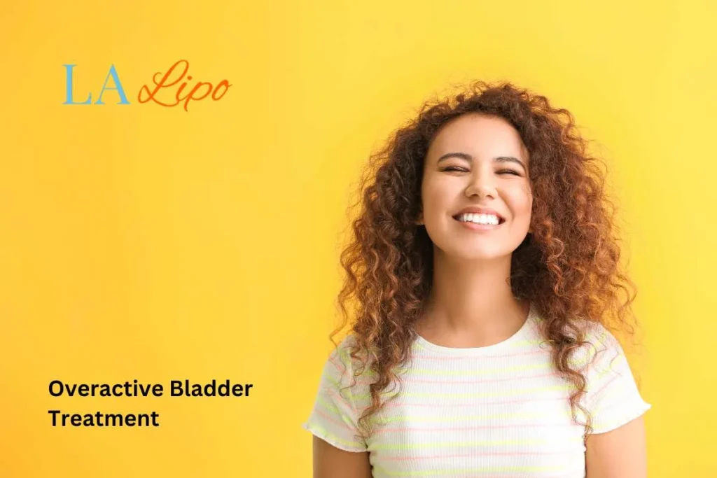 woman smiling about overactive bladder treatment Bournemouth solutions